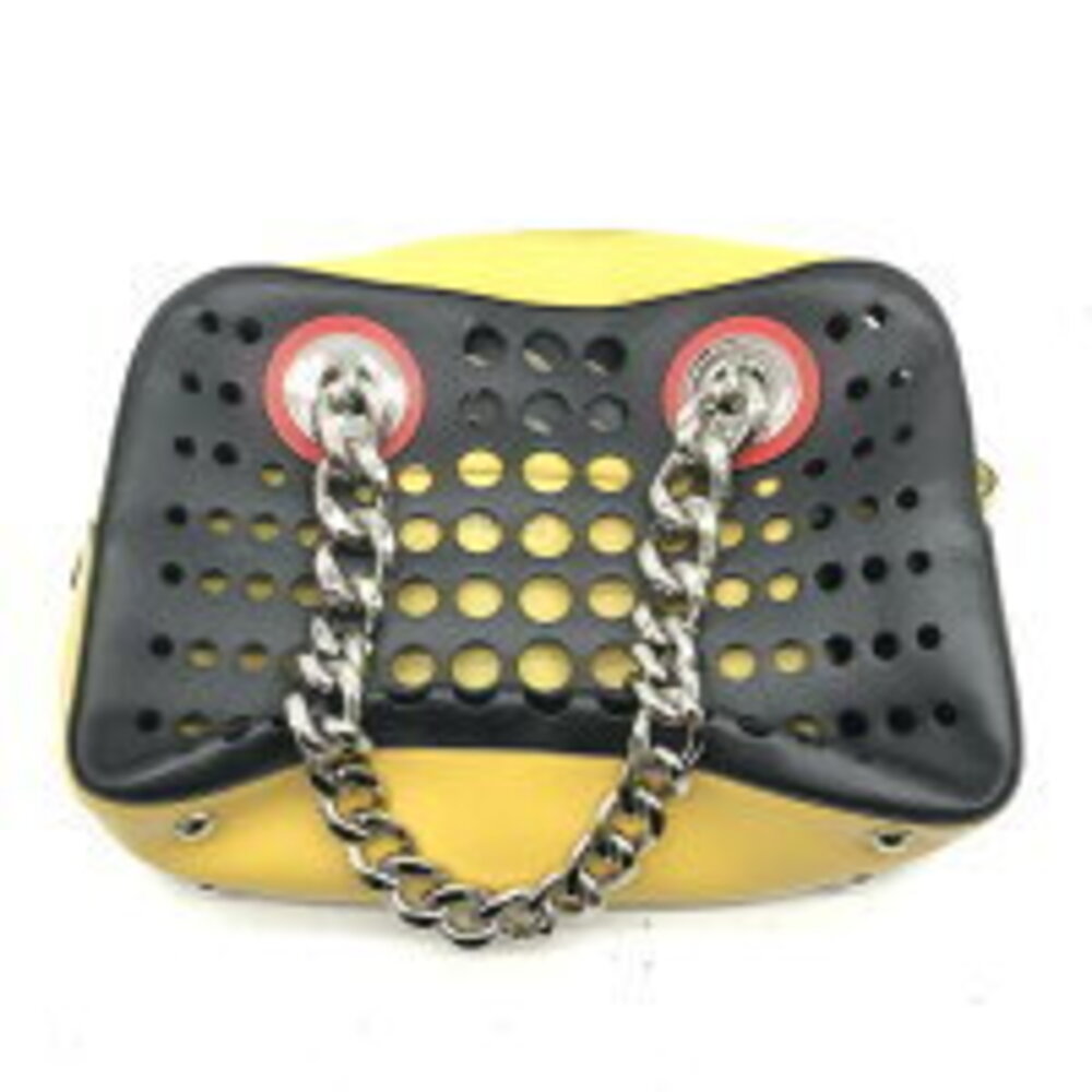 Prada Punching Chain Boston Bag